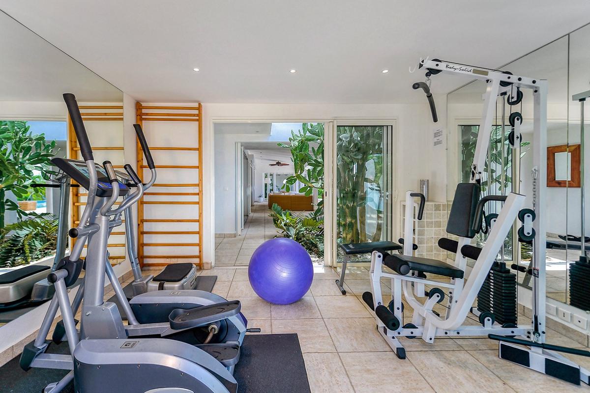 Villa Rental St Martin - Gym